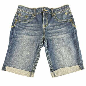 Girl's Jeans Bermuda/Shorts, Justice, Size XL 30 Inches Waist